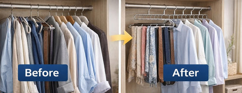5in1 Wardrobe Hanger| Less Mess