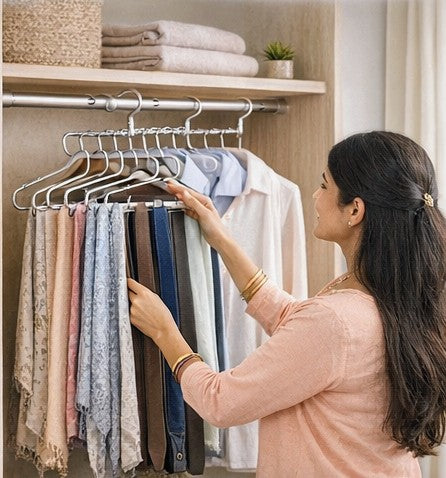 5in1 Wardrobe Hanger| Less Mess