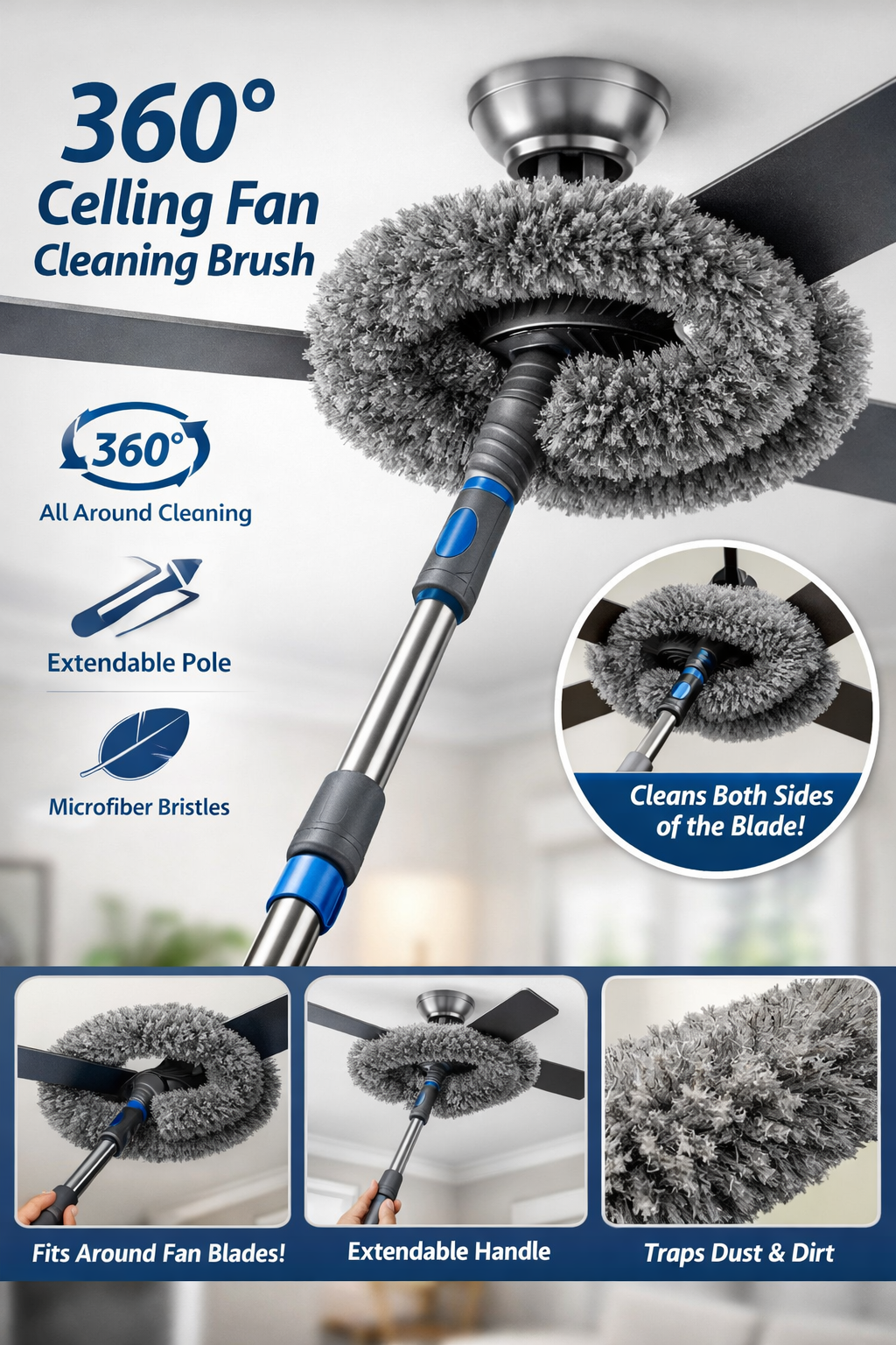 360° Fan Cleaning Brush